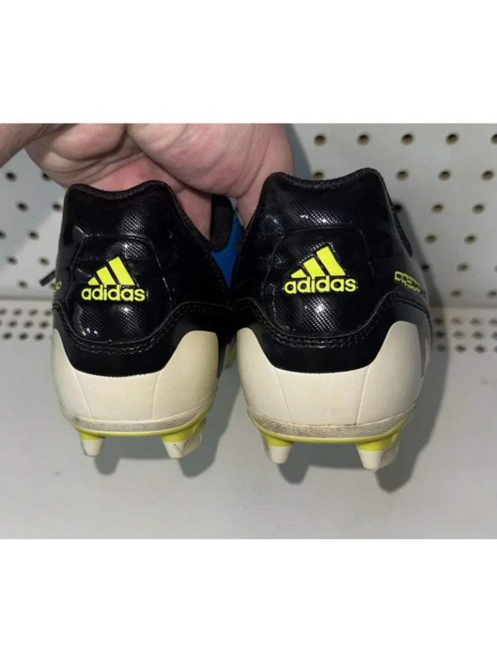 RARE 2011 Adidas Predator Predito TRX FG AG Mens Soccer Cleats Size 8.5 Blue